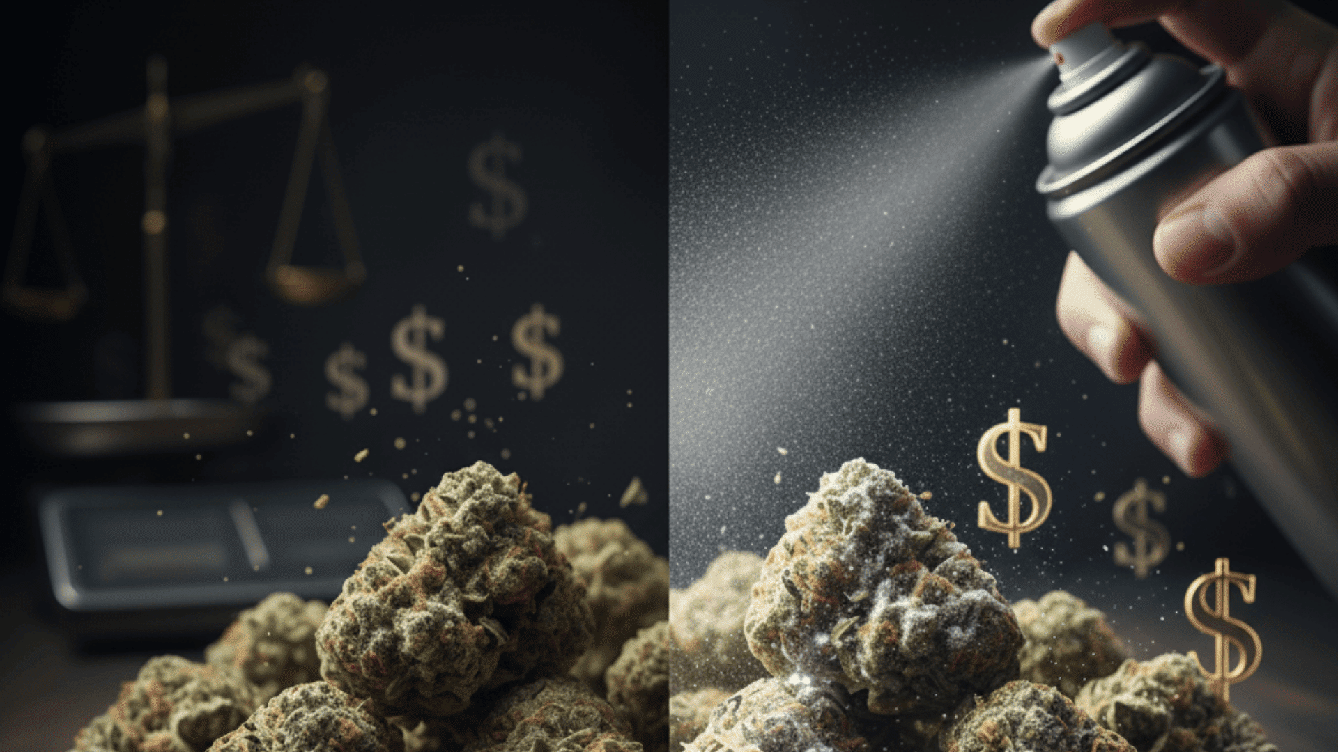 why do sellers spray weed